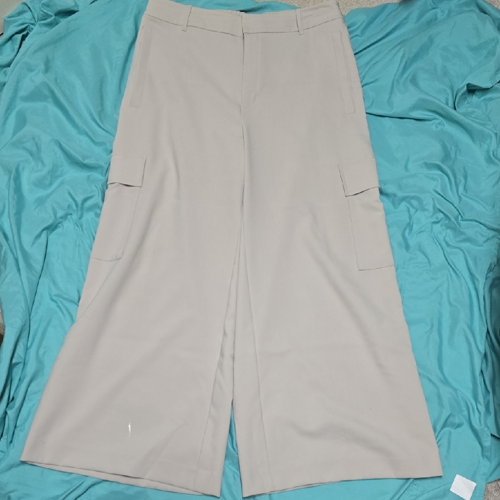 Chico's Cream Colored Wide-Leg Pants